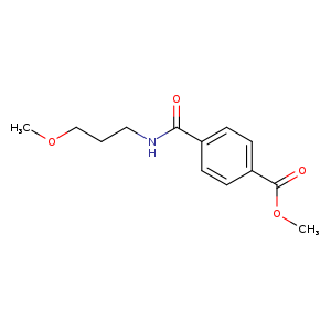 methyl 4-{[(3-methoxypropyl)amino]carbonyl}benzoate