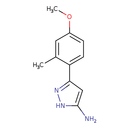 3-(4-Methoxy-2-methylphenyl)-1H-pyrazol-5-amine
