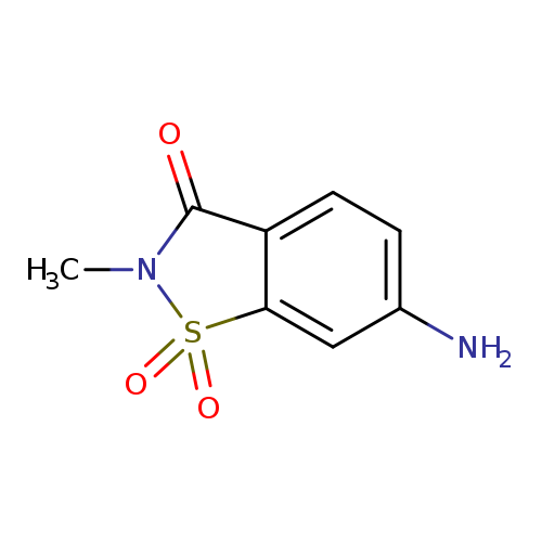 6-amino-2-methyl-2,3-dihydro-1lambda6,2-benzothiazole-1,1,3-trione