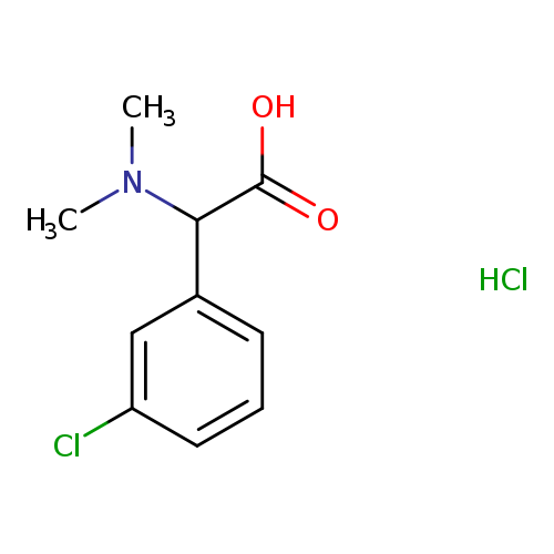 2-(3-chlorophenyl)-2-(dimethylamino)acetic acid hydrochloride