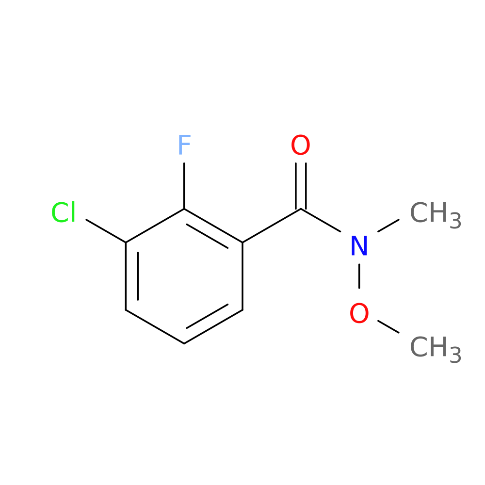 Benzamide, 3-chloro-2-fluoro-N-methoxy-N-methyl-