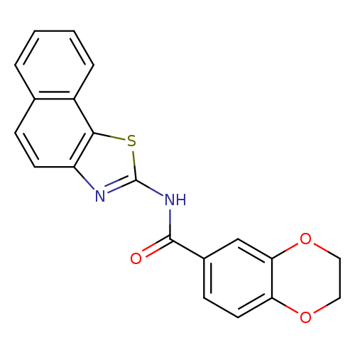 N-{naphtho[2,1-d][1,3]thiazol-2-yl}-2,3-dihydro-1,4-benzodioxine-6-carboxamide