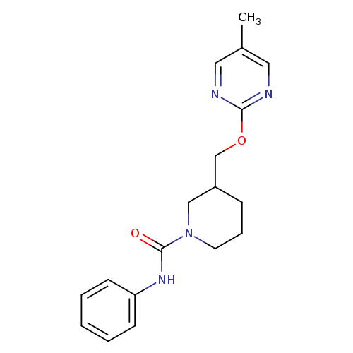 3-{[(5-methylpyrimidin-2-yl)oxy]methyl}-N-phenylpiperidine-1-carboxamide