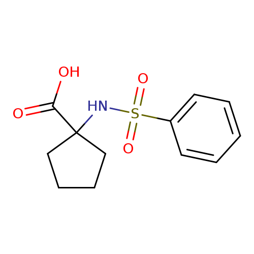 1-[(phenylsulfonyl)amino]cyclopentanecarboxylic acid