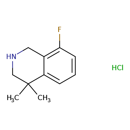 8-fluoro-4,4-diMethyl-1,2,3,4-tetrahydroisoquinoline hydrochloride