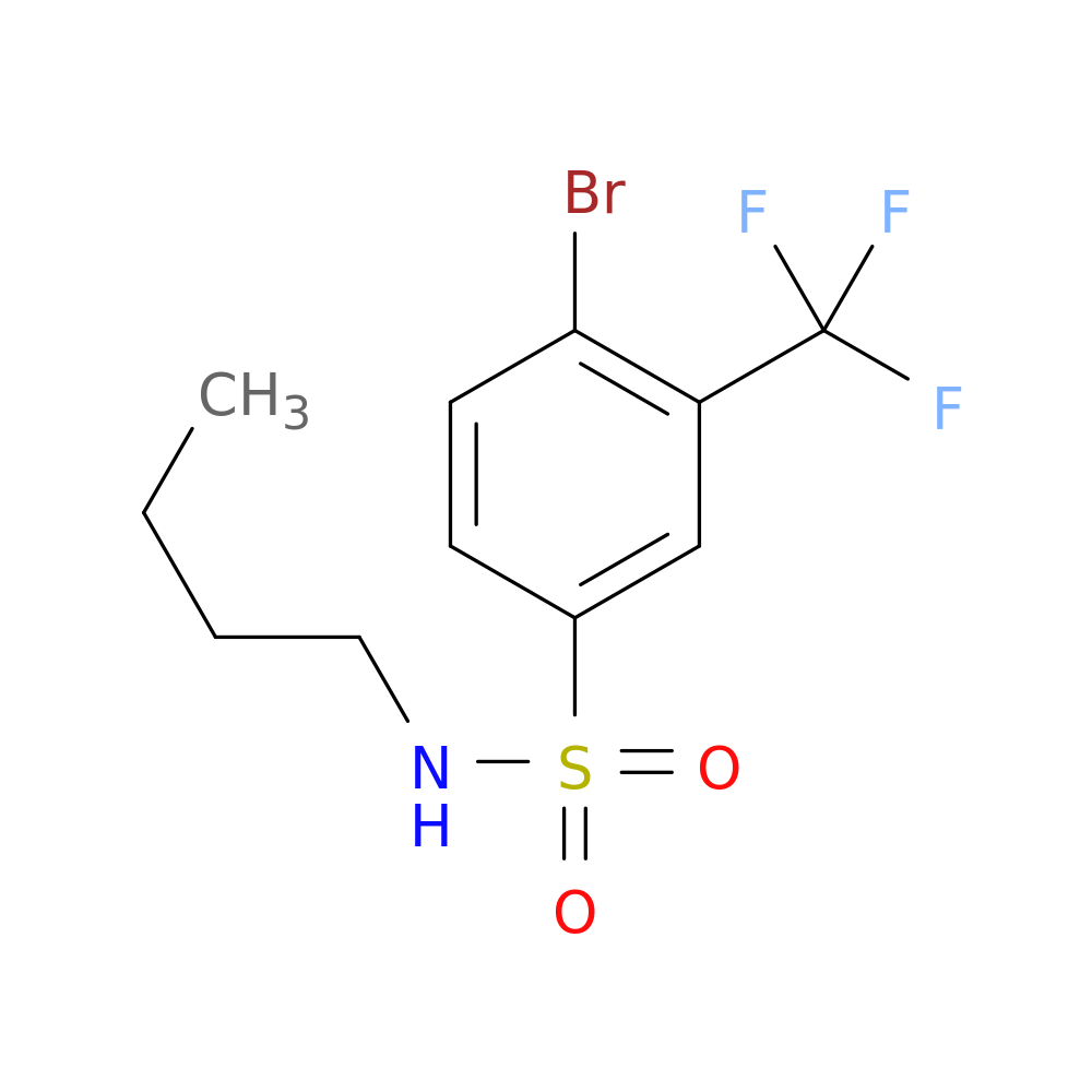 4-Bromo-N-butyl-3-(trifluoromethyl)benzenesulfonamide