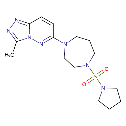 1-{3-methyl-[1,2,4]triazolo[4,3-b]pyridazin-6-yl}-4-(pyrrolidine-1-sulfonyl)-1,4-diazepane
