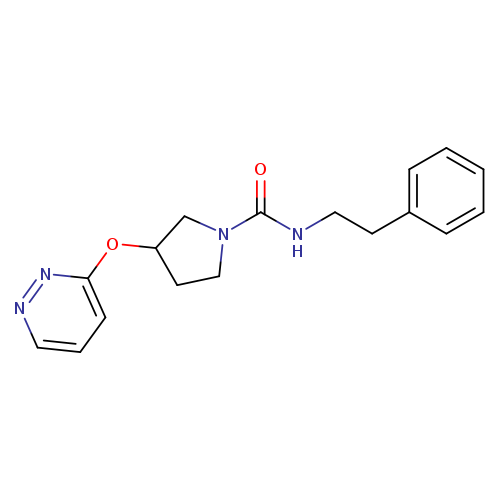 N-(2-phenylethyl)-3-(pyridazin-3-yloxy)pyrrolidine-1-carboxamide