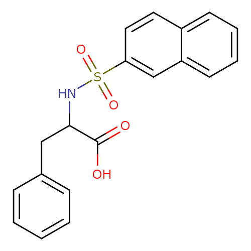 2-(naphthalene-2-sulfonamido)-3-phenylpropanoic acid