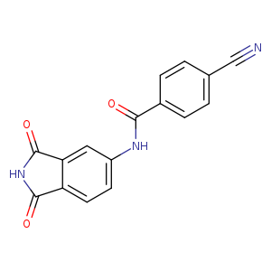 4-cyano-N-(1,3-dioxo-2,3-dihydro-1H-isoindol-5-yl)benzamide