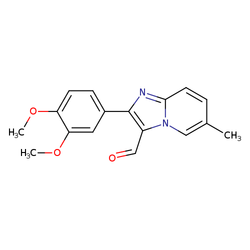 2-(3,4-Dimethoxyphenyl)-6-methylimidazo[1,2-a]pyridine-3-carbaldehyde