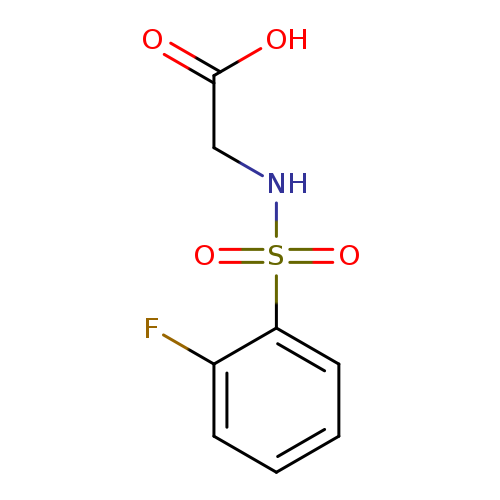2-(2-Fluorophenylsulfonamido)acetic acid