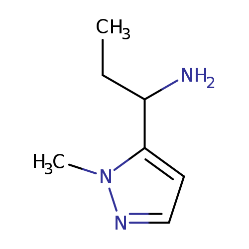 1-(1-Methyl-1H-pyrazol-5-yl)propan-1-amine