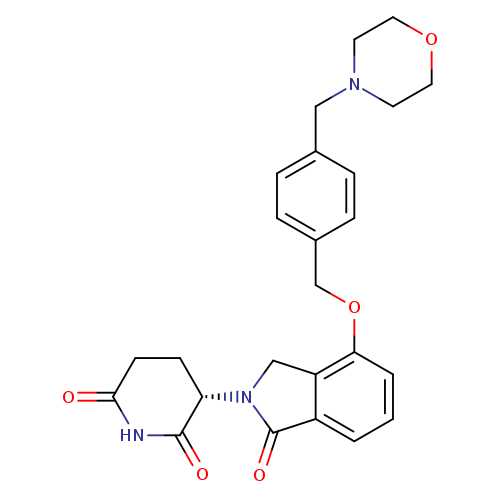 (S)-3-[4-(4-Morpholin-4-yl-methyl-benzyloxy)-1-oxo-1,3-dihydro-isoindol-2-yl]-piperidine-2,6-dione