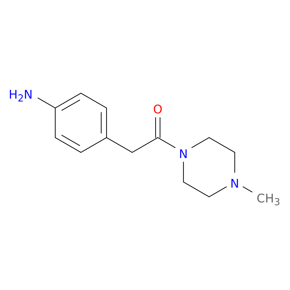 2-(4-aminophenyl)-1-(4-methylpiperazin-1-yl)ethan-1-one
