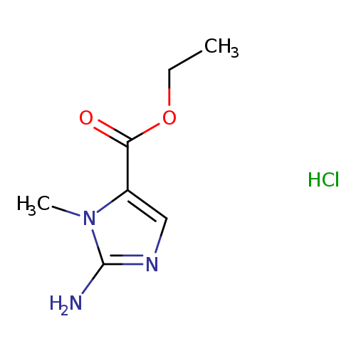 Ethyl 2-amino-1-methyl-1H-imidazole-5-carboxylate hydrochloride