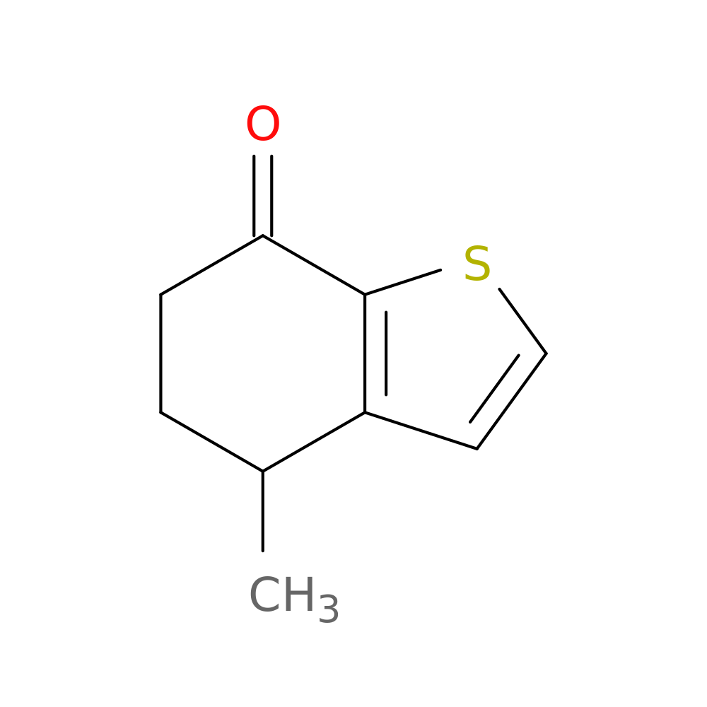 4-methyl-4,5,6,7-tetrahydro-1-benzothiophen-7-one