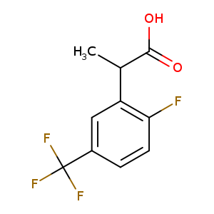 2-[2-fluoro-5-(trifluoromethyl)phenyl]propanoic acid