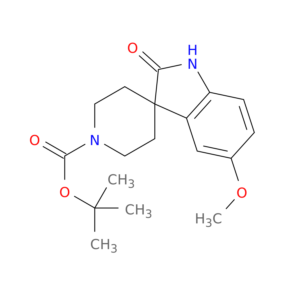 1'-Boc-1,2-dihydro-5-methoxy-2-oxo-spiro[3H-indole-3,4'-piperidine]