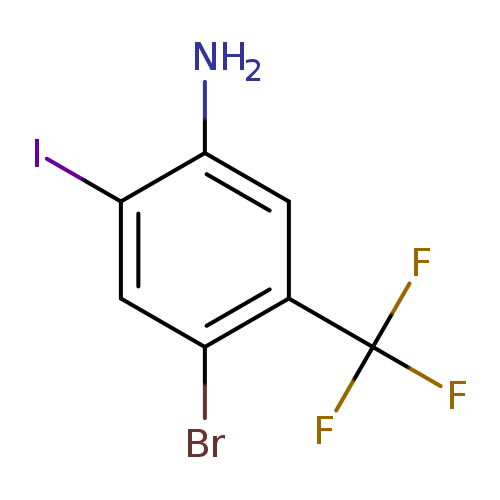 4-Bromo-2-iodo-5-(trifluoromethyl)aniline