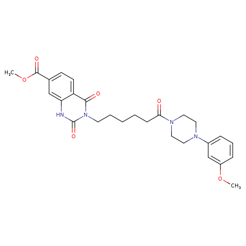 methyl 3-{6-[4-(3-methoxyphenyl)piperazin-1-yl]-6-oxohexyl}-2,4-dioxo-1,2,3,4-tetrahydroquinazoline-7-carboxylate