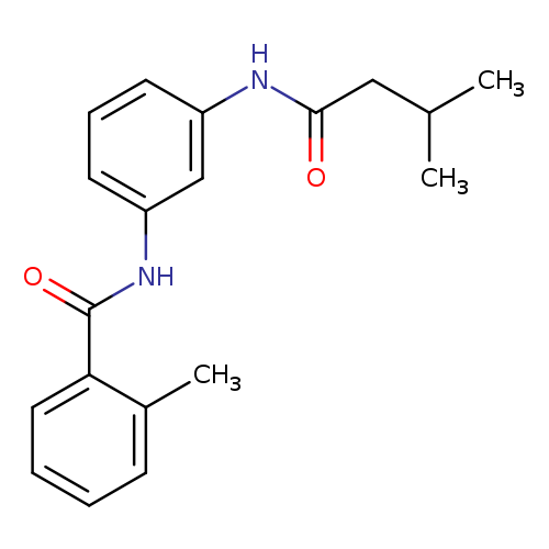 2-methyl-N-{3-[(3-methylbutanoyl)amino]phenyl}benzamide