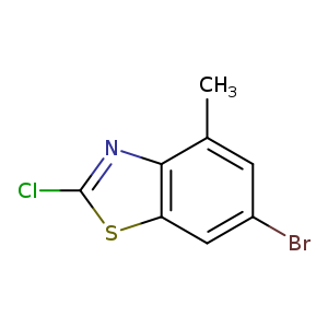 6-bromo-2-chloro-4-methyl-1,3-benzothiazole