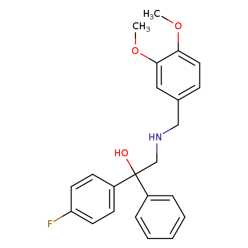 2-{[(3,4-dimethoxyphenyl)methyl]amino}-1-(4-fluorophenyl)-1-phenylethan-1-ol