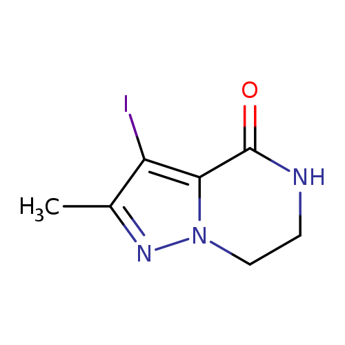 3-iodo-2-methyl-4H,5H,6H,7H-pyrazolo[1,5-a]pyrazin-4-one