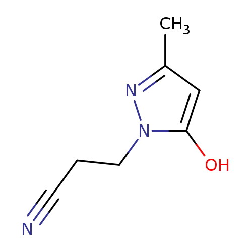 3-(5-Hydroxy-3-methylpyrazol-1-yl)propanenitrile