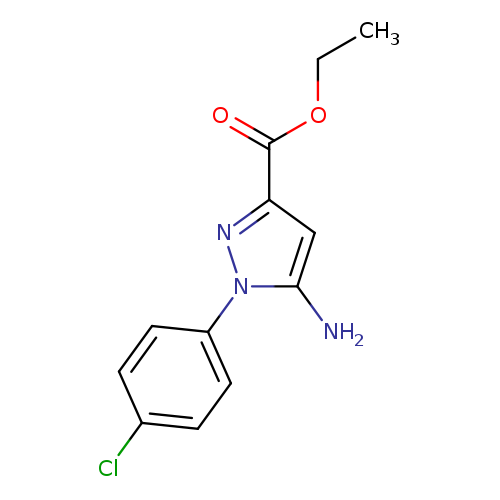 ethyl 5-amino-1-(4-chlorophenyl)-1H-pyrazole-3-carboxylate
