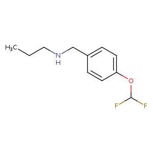 {[4-(Difluoromethoxy)phenyl]methyl}(propyl)amine