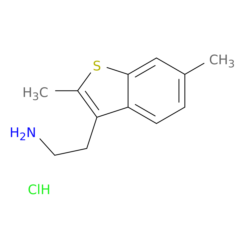 2-(2,6-dimethyl-1-benzothiophen-3-yl)ethan-1-amine hydrochloride