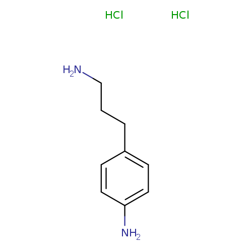Benzenepropanamine, 4-amino-, hydrochloride (1:2)