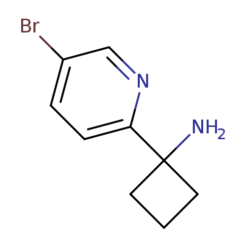 CYCLOBUTANAMINE, 1-(5-BROMO-2-PYRIDINYL)-