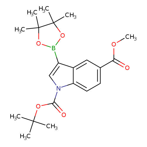1-(TERT-BUTYL) 5-METHYL 3-(4,4,5,5-TETRAMETHYL-1,3,2-DIOXABOROLAN-2-YL)-1H-INDOLE-1,5-DICARBOXYLATE