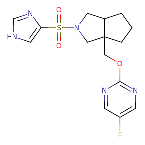 5-fluoro-2-{[2-(1H-imidazole-4-sulfonyl)-octahydrocyclopenta[c]pyrrol-3a-yl]methoxy}pyrimidine