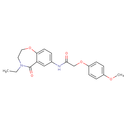 N-(4-ethyl-5-oxo-2,3,4,5-tetrahydro-1,4-benzoxazepin-7-yl)-2-(4-methoxyphenoxy)acetamide