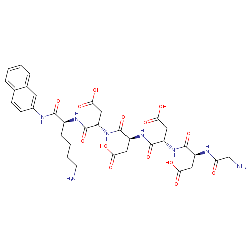 Gly-Asp-Asp-Asp-Asp-Lys beta-naphthylamide