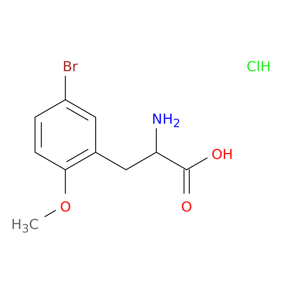 2-Amino-3-(5-bromo-2-methoxyphenyl)propanoic acid hydrochloride