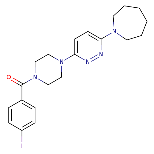 1-{6-[4-(4-iodobenzoyl)piperazin-1-yl]pyridazin-3-yl}azepane