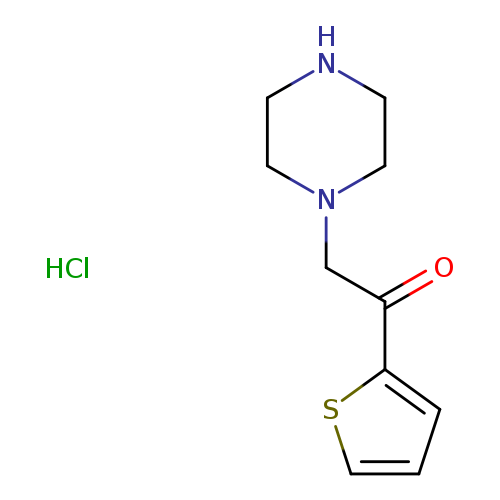 2-(Piperazin-1-yl)-1-(thiophen-2-yl)ethanone hydrochloride
