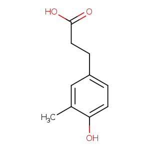 4-Hydroxy-3-methylphenylpropanoic acid