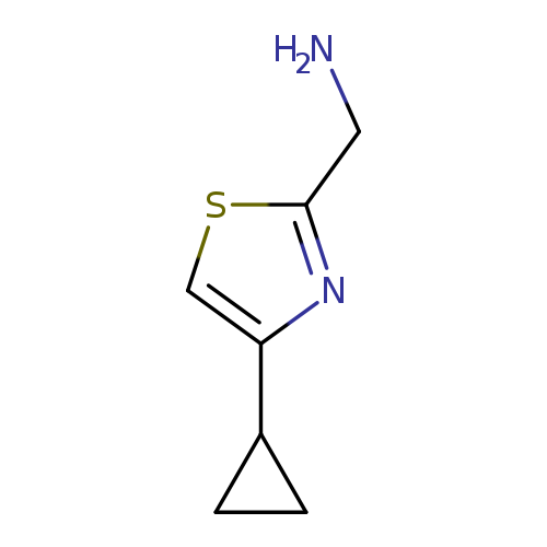 (4-Cyclopropylthiazol-2-yl)methanamine