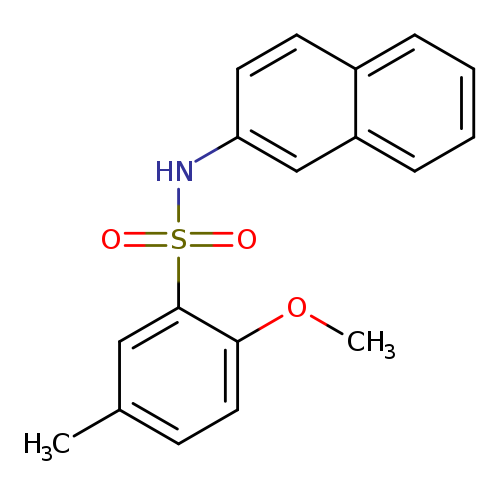 2-methoxy-5-methyl-N-(naphthalen-2-yl)benzene-1-sulfonamide