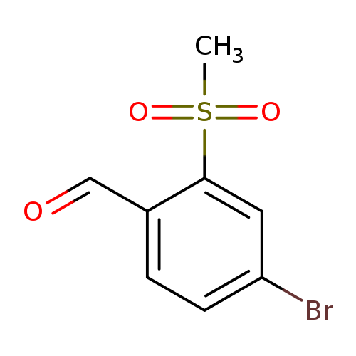 4-Bromo-2-(methylsulfonyl)benzaldehyde
