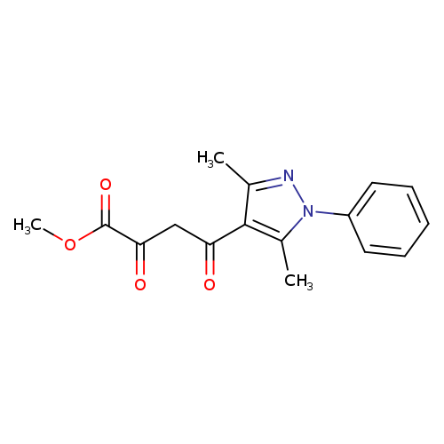 methyl 4-(3,5-dimethyl-1-phenyl-1H-pyrazol-4-yl)-2,4-dioxobutanoate