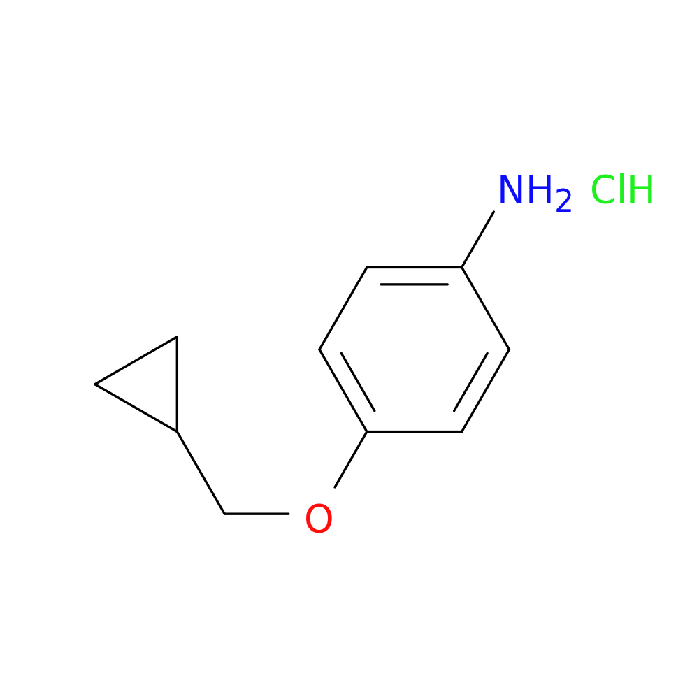 4-(Cyclopropylmethoxy)aniline HCl
