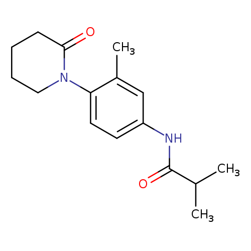 2-methyl-N-[3-methyl-4-(2-oxopiperidin-1-yl)phenyl]propanamide
