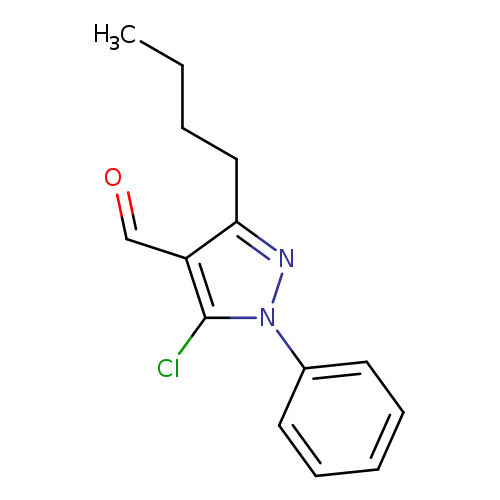 3-butyl-5-chloro-1-phenyl-1H-pyrazole-4-carbaldehyde